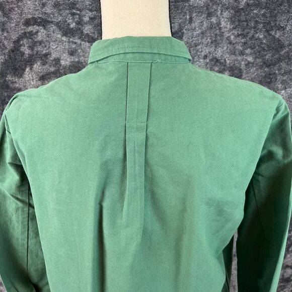 Pomander Place Tuckernuck Green Polly Dress Mini Cotton 3/4 Sleeve Popover M - Picture 6 of 12